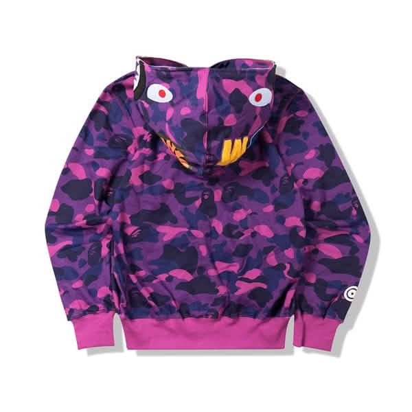 Camouflage Thin Hooded Zipper Jacket Shark Jacket DailySale