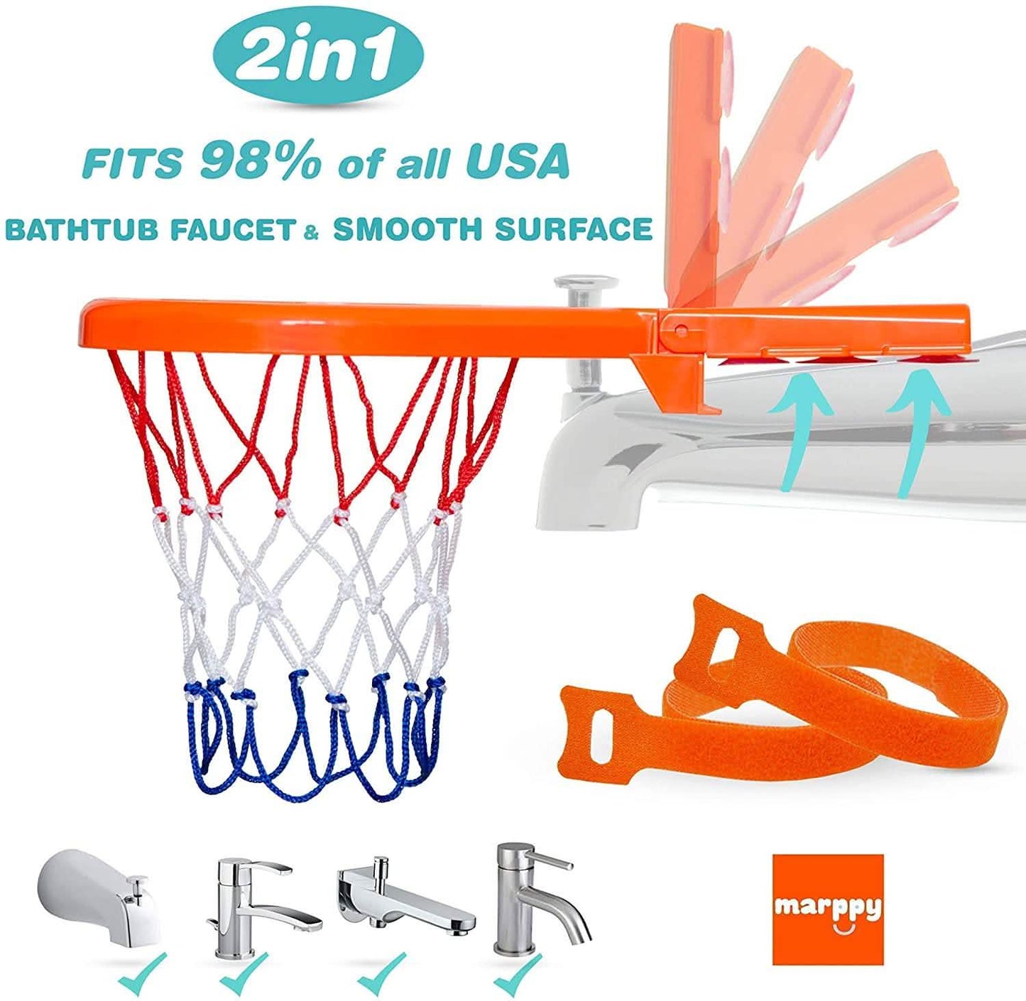 Bath Toy Basketball Hoop for Kids DailySale