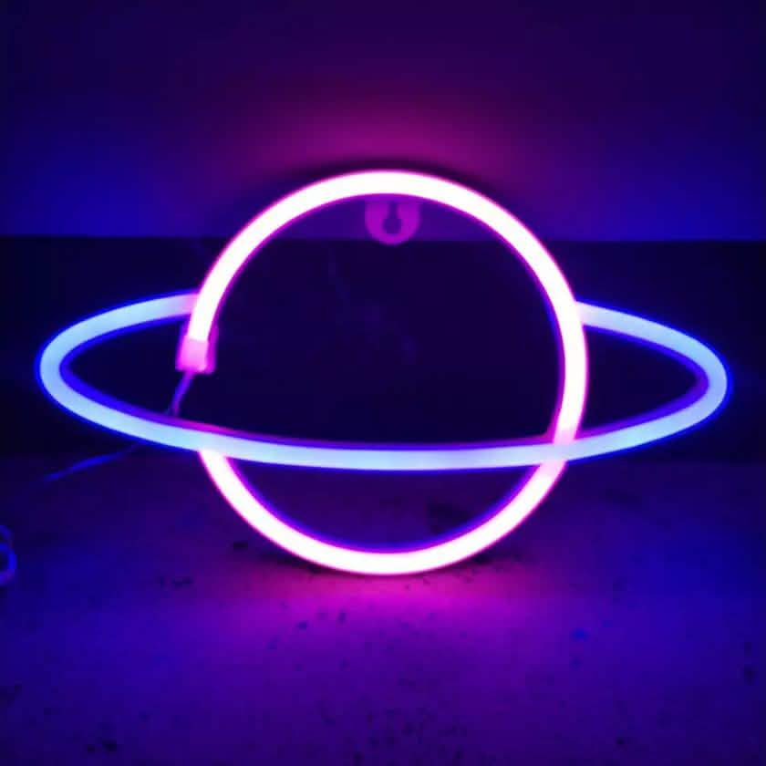 Battery USB LED Neon Light Wall Signs Night Home Decor DailySale