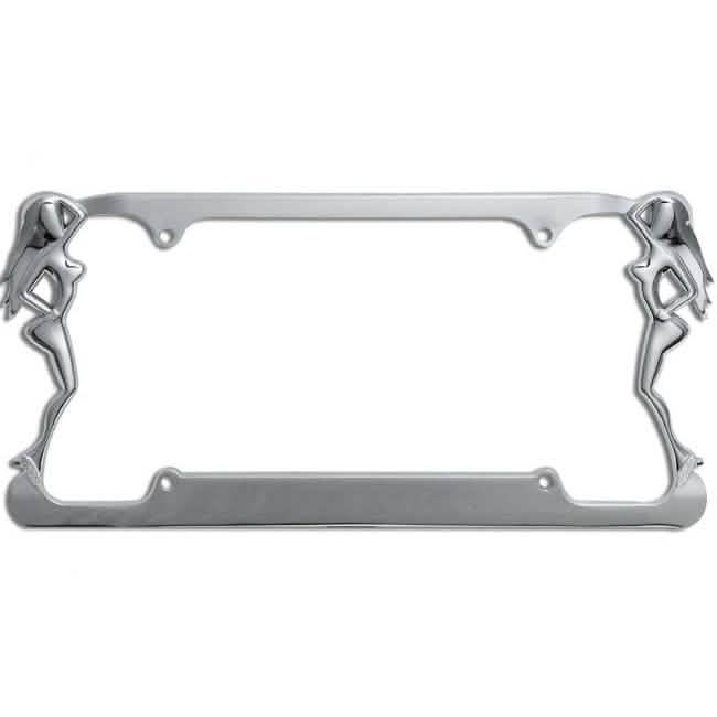 Beach Ladies Metal License Plate Frame DailySale