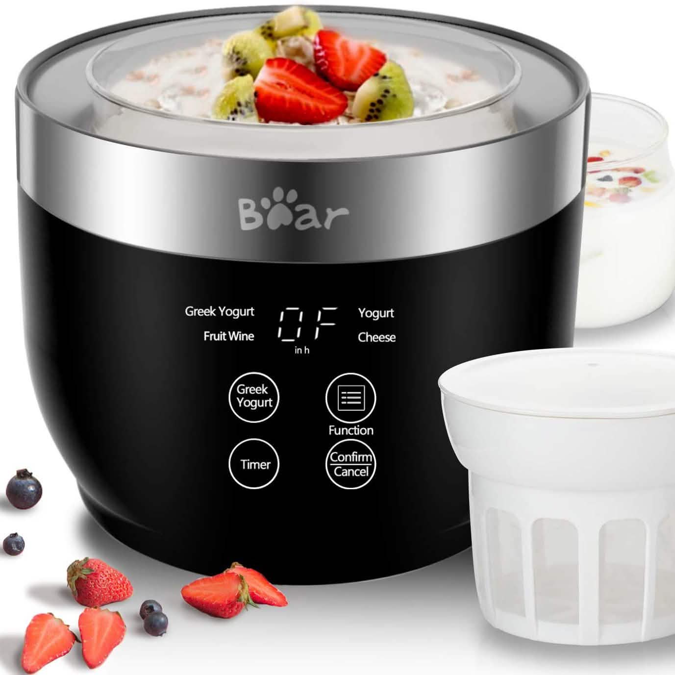 Bear Yogurt Maker Machine with Stainless Steel Inner Pot DailySale