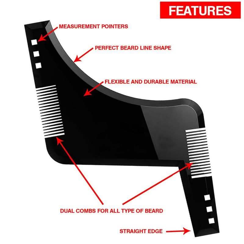 Beard Styling Comb Trim Guide DailySale