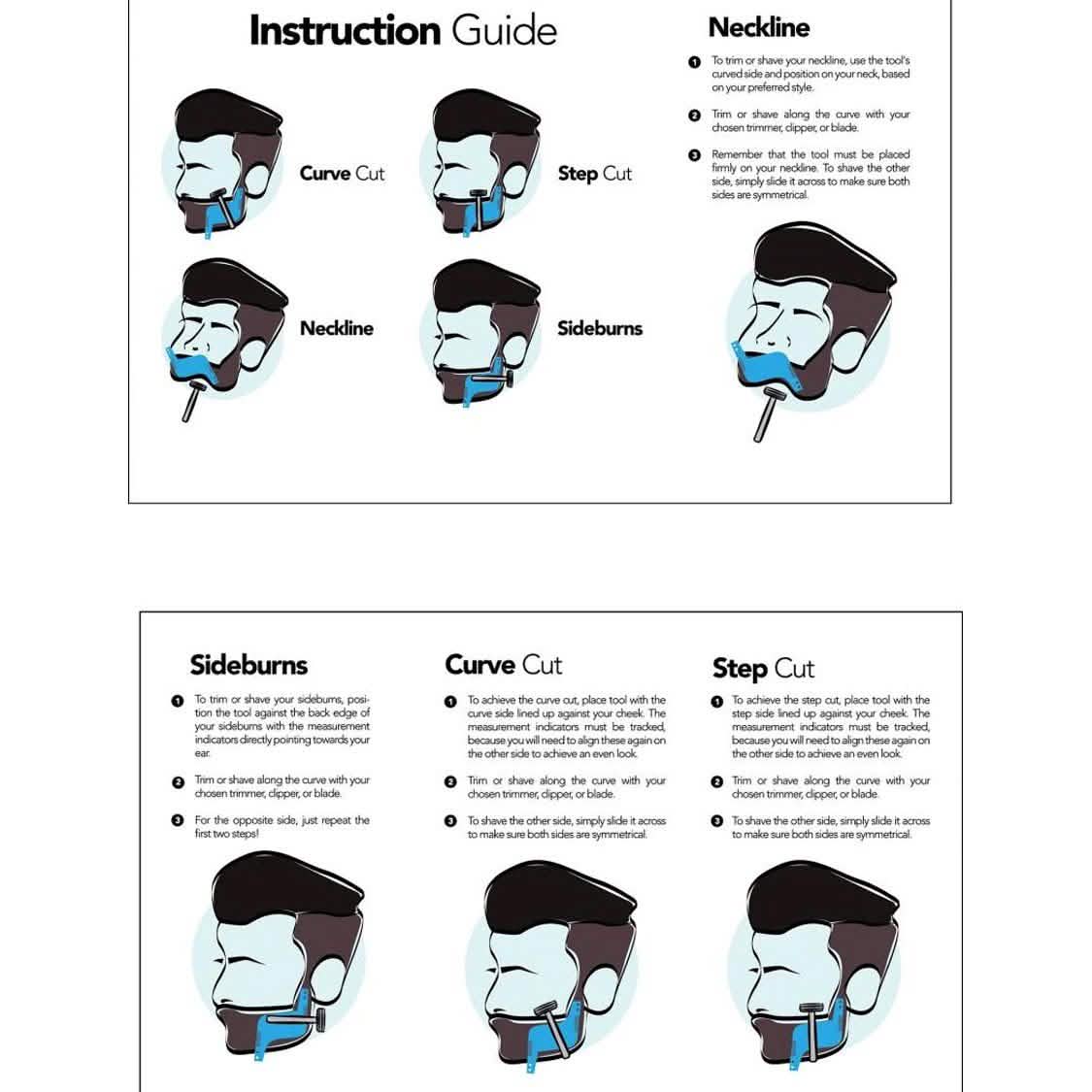 Beard Styling Comb Trim Guide DailySale