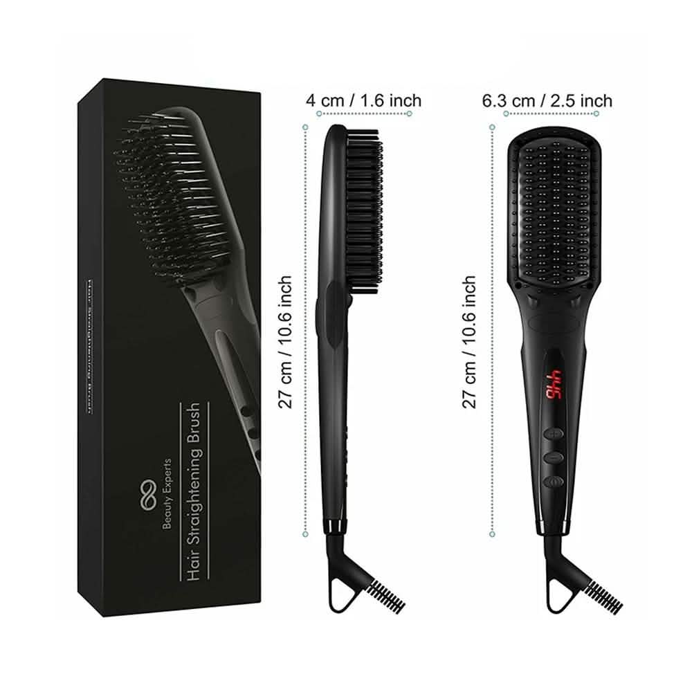 Beauty Experts Ceramic Ion Hair Straightening Brush DailySale