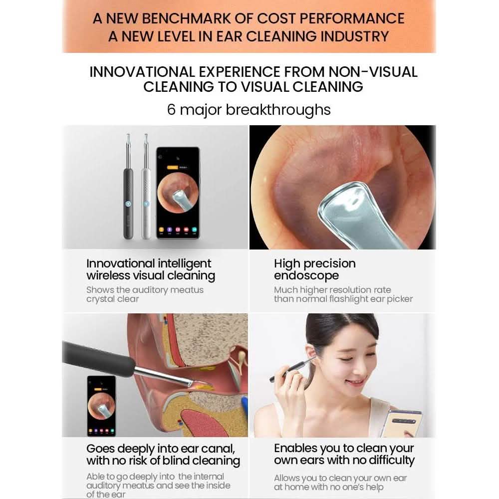 Bebird R1 Wireless Intelligent Visual Otoscope Ear Cleaner DailySale