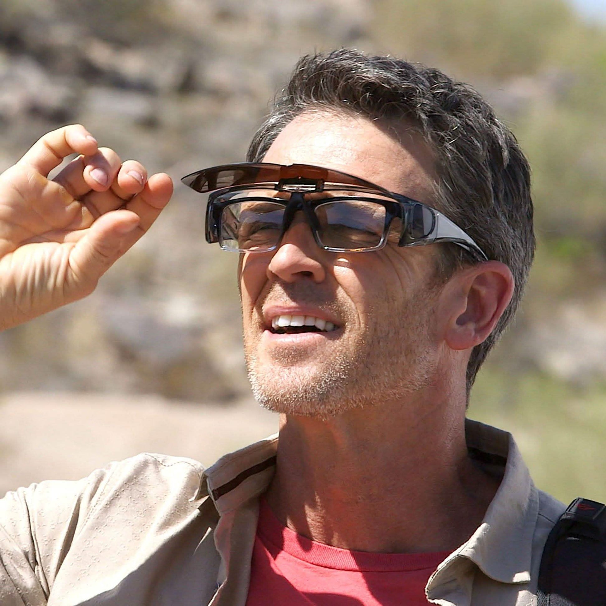 Bell + Howell Flip-Up Tacglasses Give Crisp Clear Vision without any Glare DailySale