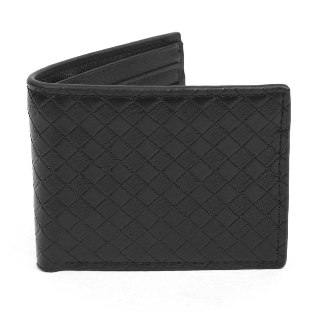 Bi-Fold Men's Leather Wallet and Pen Set with Touch Screen Stylus Tip DailySale