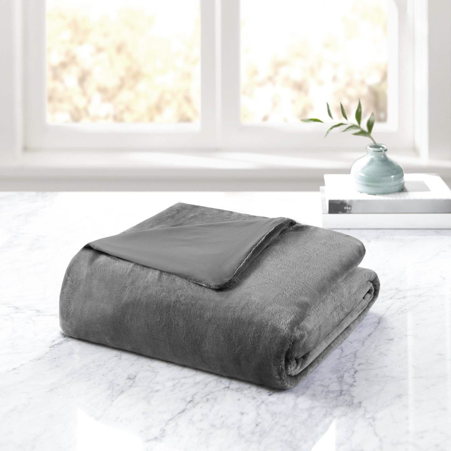 Bibb Home Weighted Blanket with Reversible Removable Cover DailySale