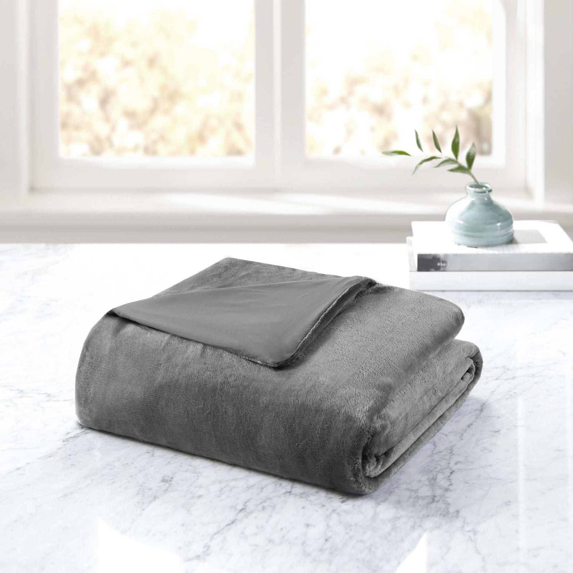 Bibb Home Weighted Blanket with Reversible Removable Cover DailySale