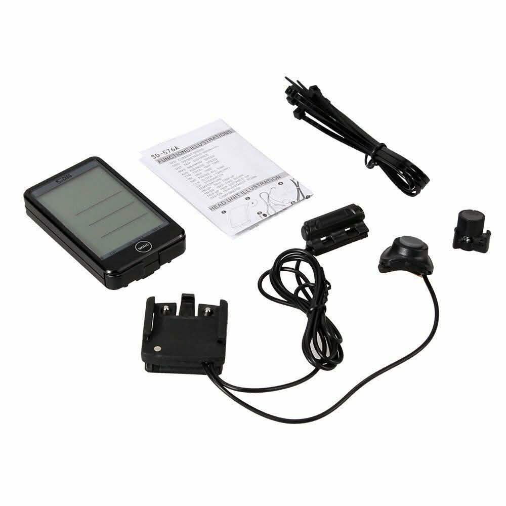 Bicycle Wireless LCD Digital GPS Cycle Computer Backlight Speedometer Odometer DailySale