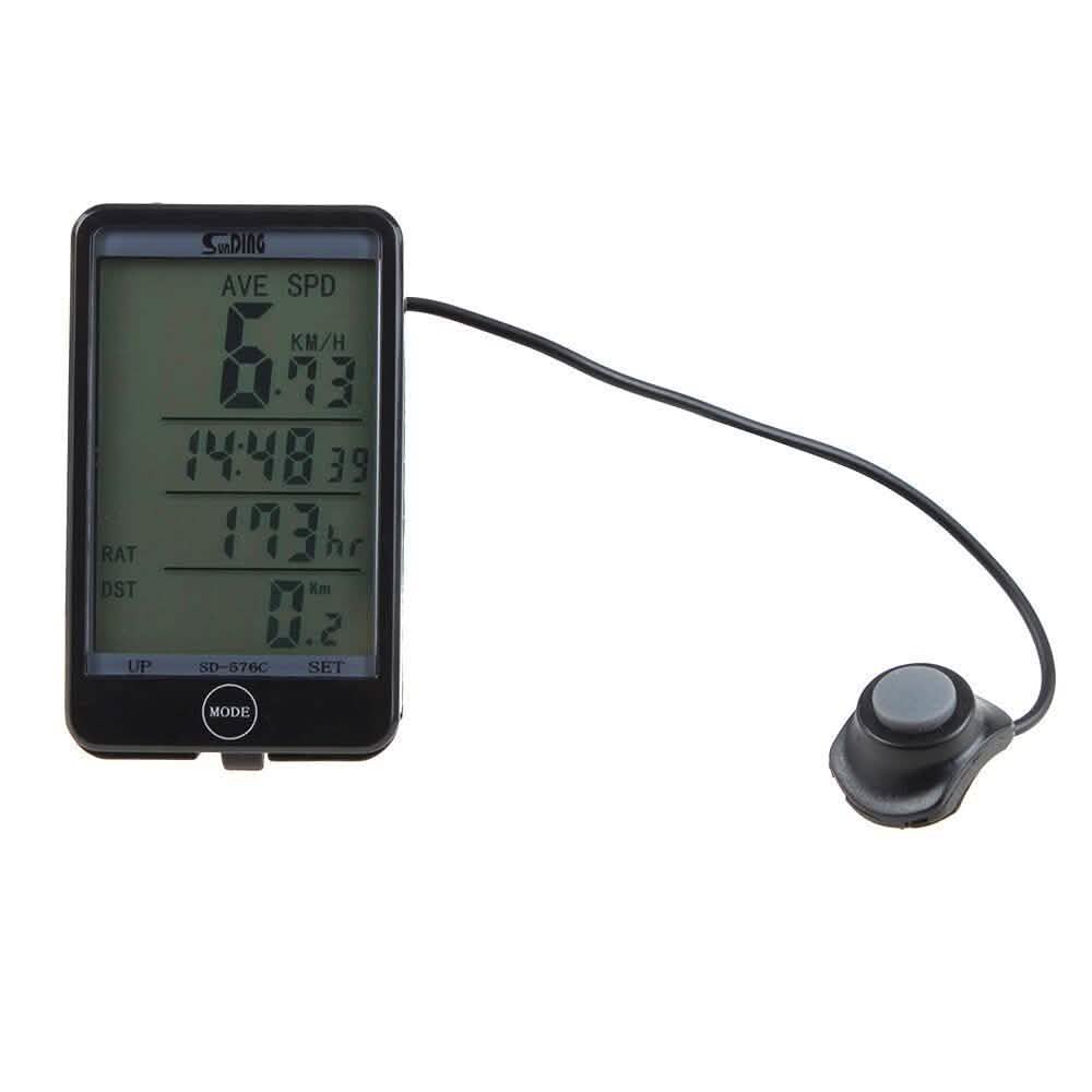 Bicycle Wireless LCD Digital GPS Cycle Computer Backlight Speedometer Odometer DailySale
