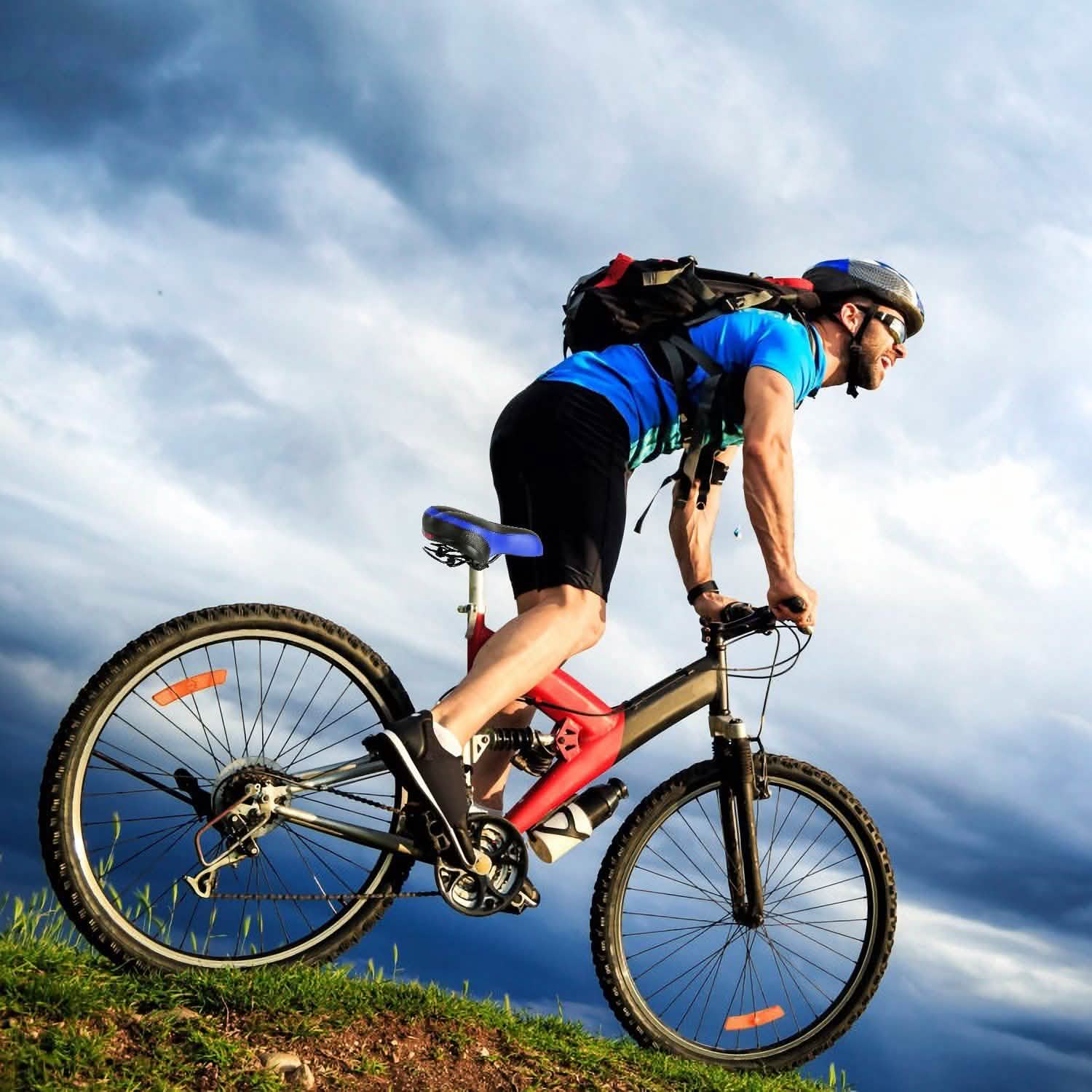 Bike Seat Water Resistant Bicycle Padded Saddle Wear DailySale
