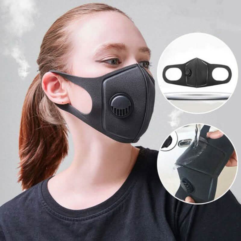 Black Face Mask with Filter DailySale