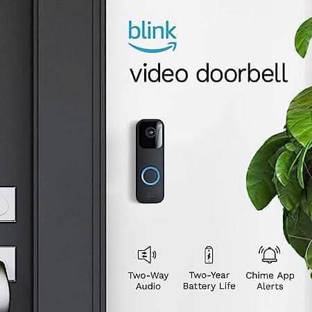 Blink Video Doorbell + 1 Outdoor 4 smart security camera (4th Gen) with Sync Module 2  (Refurbished) DailySale