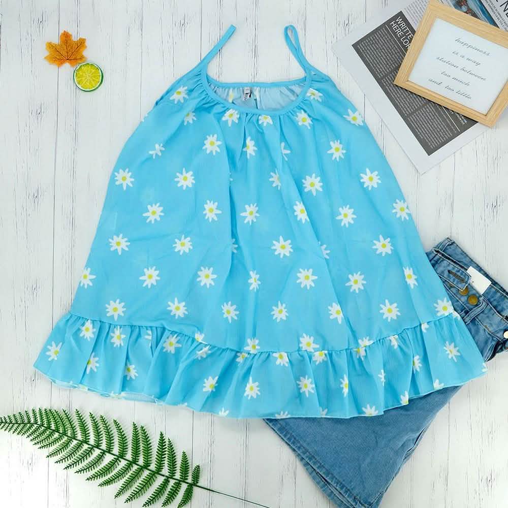 Blouse Floral Strap Top DailySale