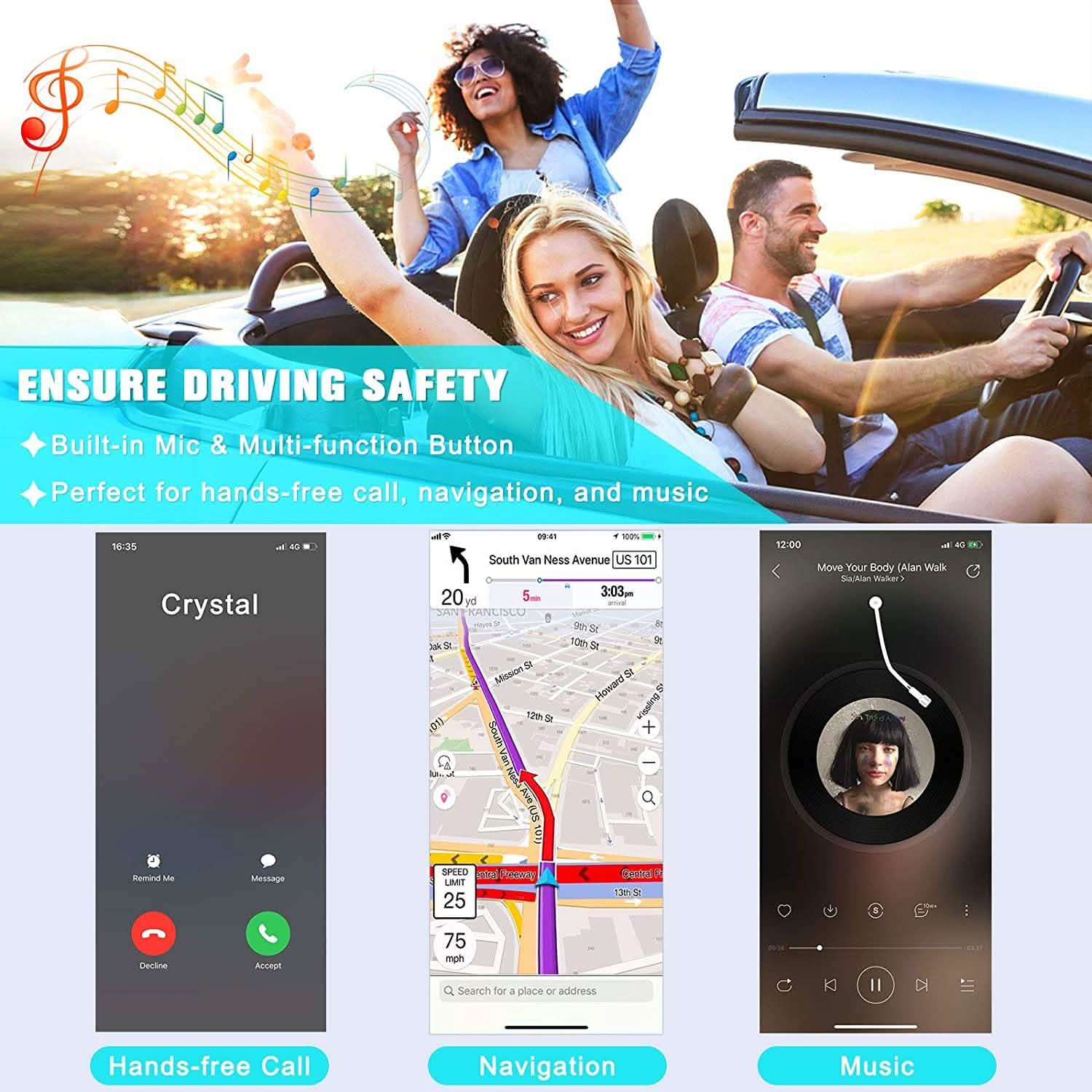 Bluetooth 5.0 Receiver for Car DailySale