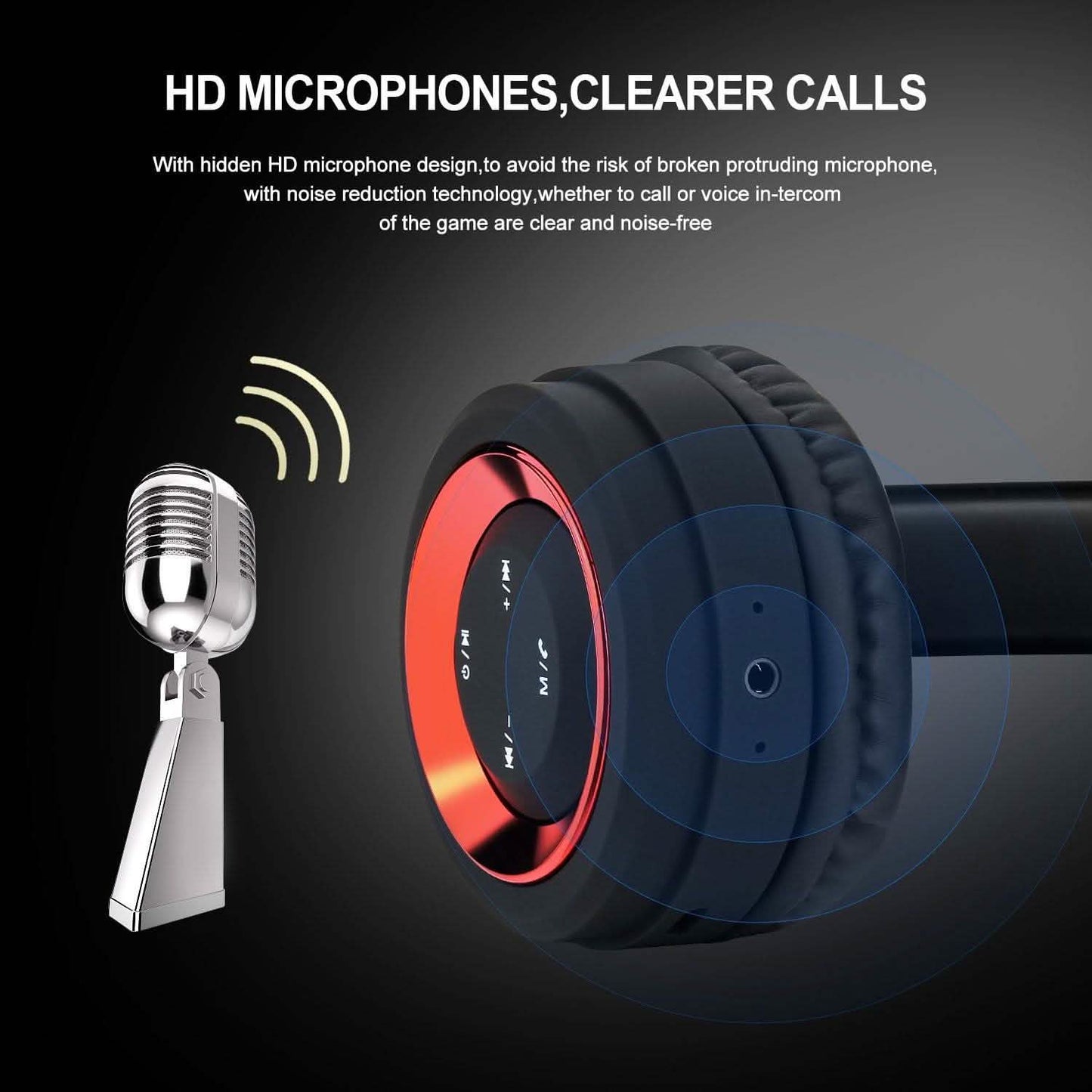 Bluetooth Headset Wireless Hi-Fi Stereo Foldable Headphones DailySale