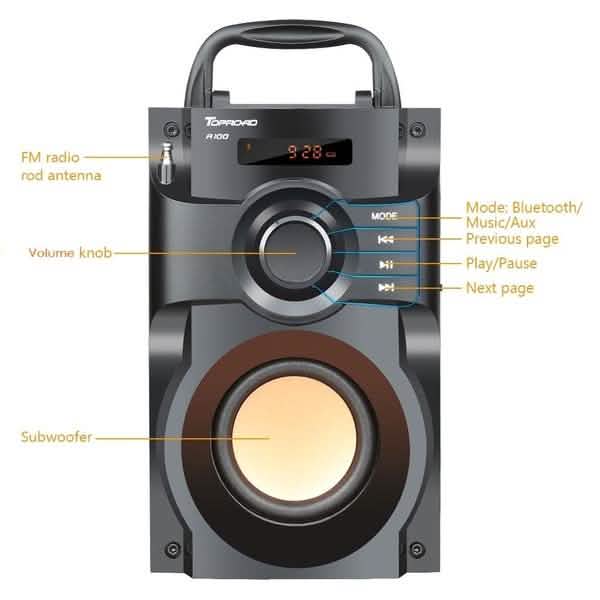 Bluetooth Speaker Super Bass Subwoofer  DailySale