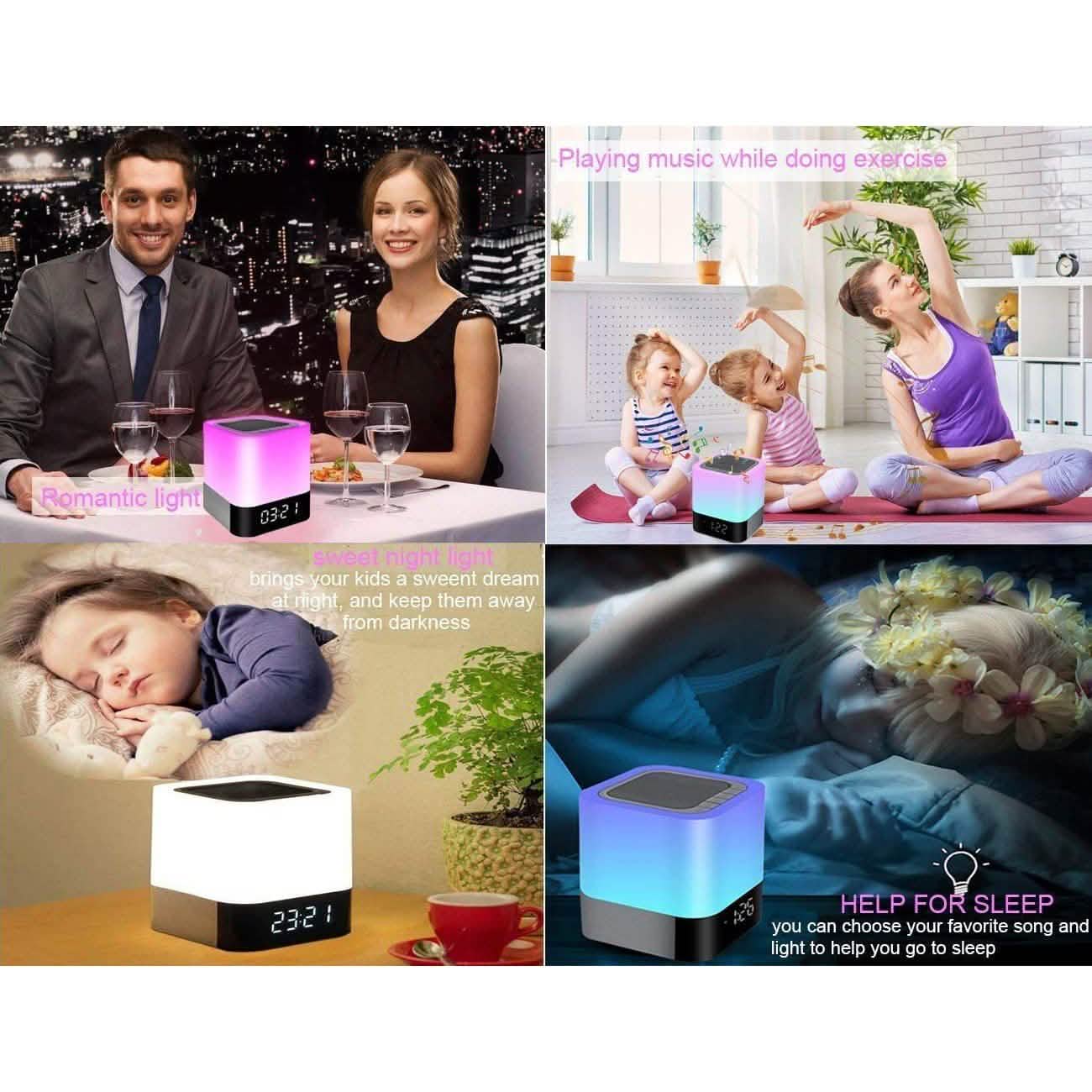 Bluetooth Speaker Touch Sensor Bedside Lamp DailySale