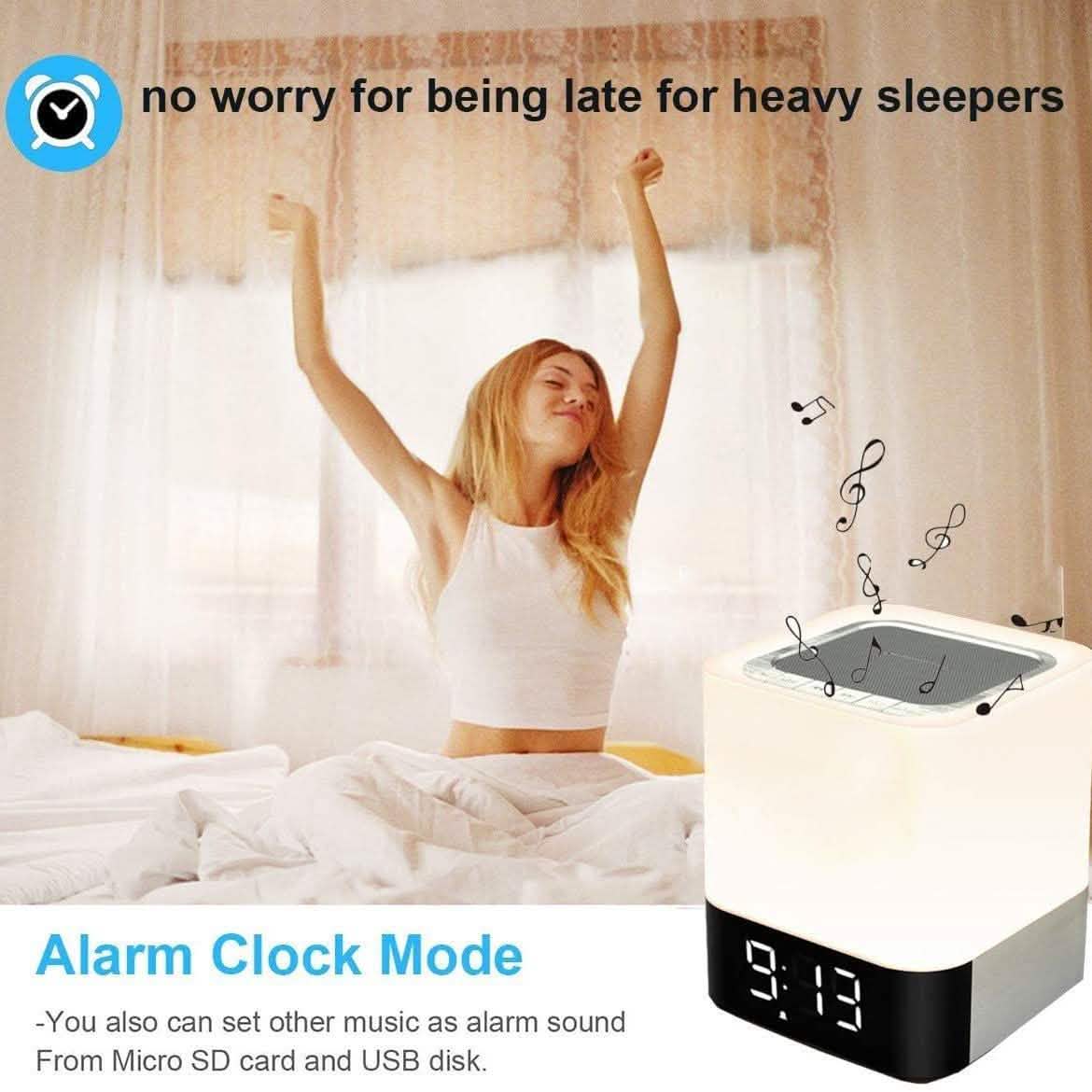 Bluetooth Speaker Touch Sensor Bedside Lamp DailySale