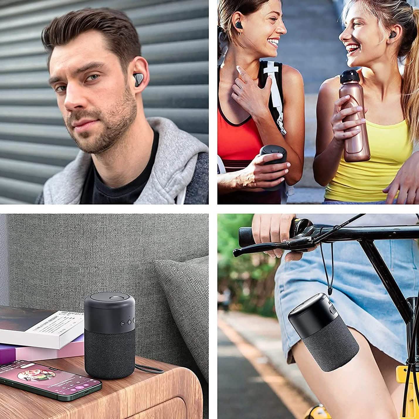 Bluetooth Speakers and Wireless Earbuds Combo DailySale