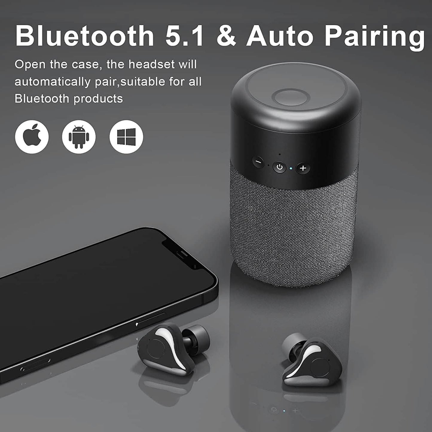Bluetooth Speakers and Wireless Earbuds Combo DailySale