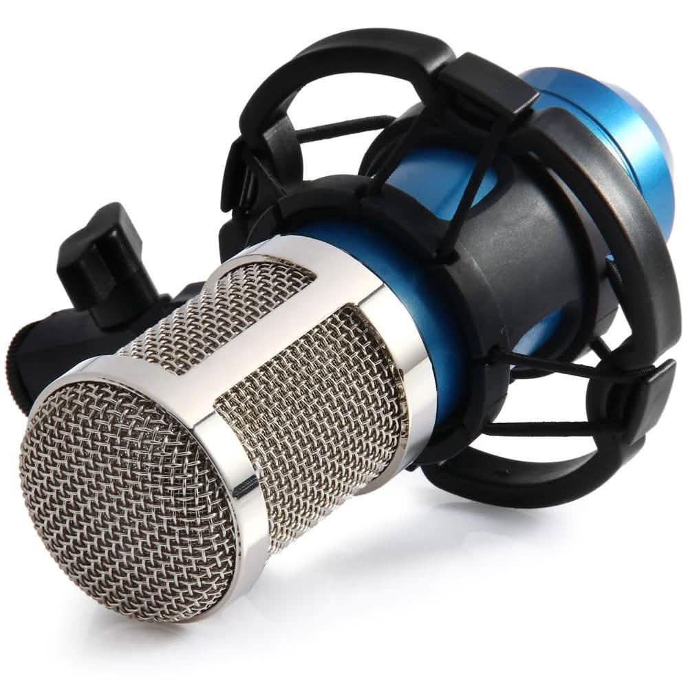 BM-800 Condenser Sound Recording Microphone with Shock Mount for Radio Braodcasting DailySale