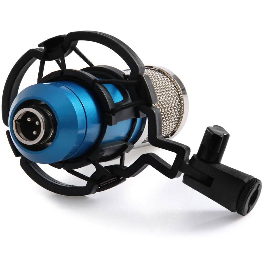BM-800 Condenser Sound Recording Microphone with Shock Mount for Radio Braodcasting DailySale