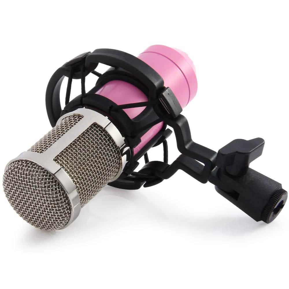 BM-800 Condenser Sound Recording Microphone with Shock Mount for Radio Braodcasting DailySale