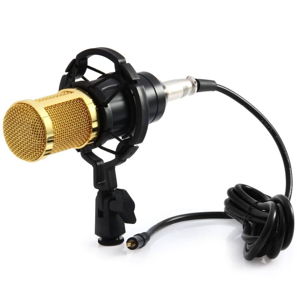 BM-800 Condenser Sound Recording Microphone with Shock Mount for Radio Braodcasting DailySale