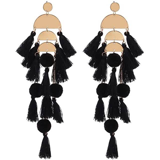 Boho Long Tassel Fringe Earrings DailySale