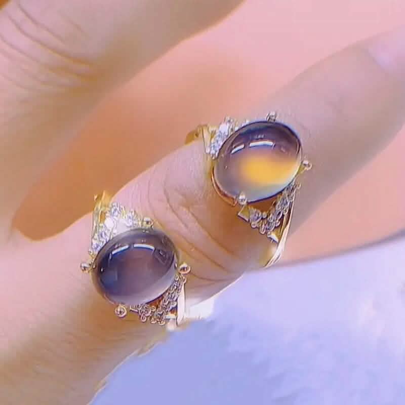 Boho Style Color Changing Mood Stone Cuff Rings DailySale