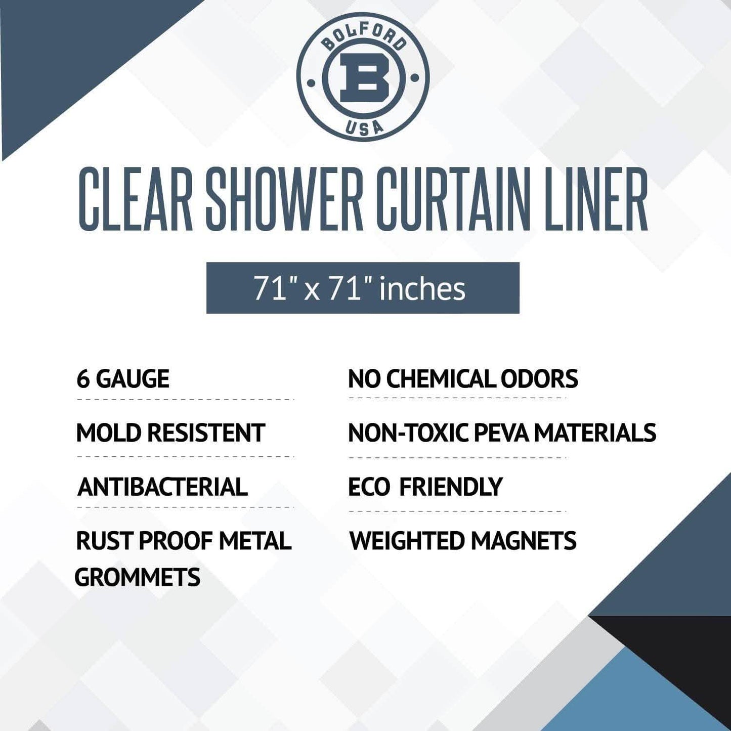 Bolford Shower Curtain & Rod Set DailySale