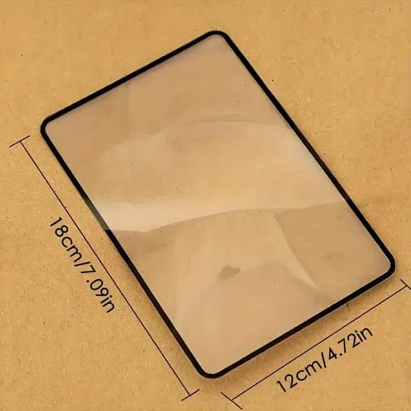 Book Page Magnification 180X120mm - Ultra Thin Convenient PVC Magnifier DailySale