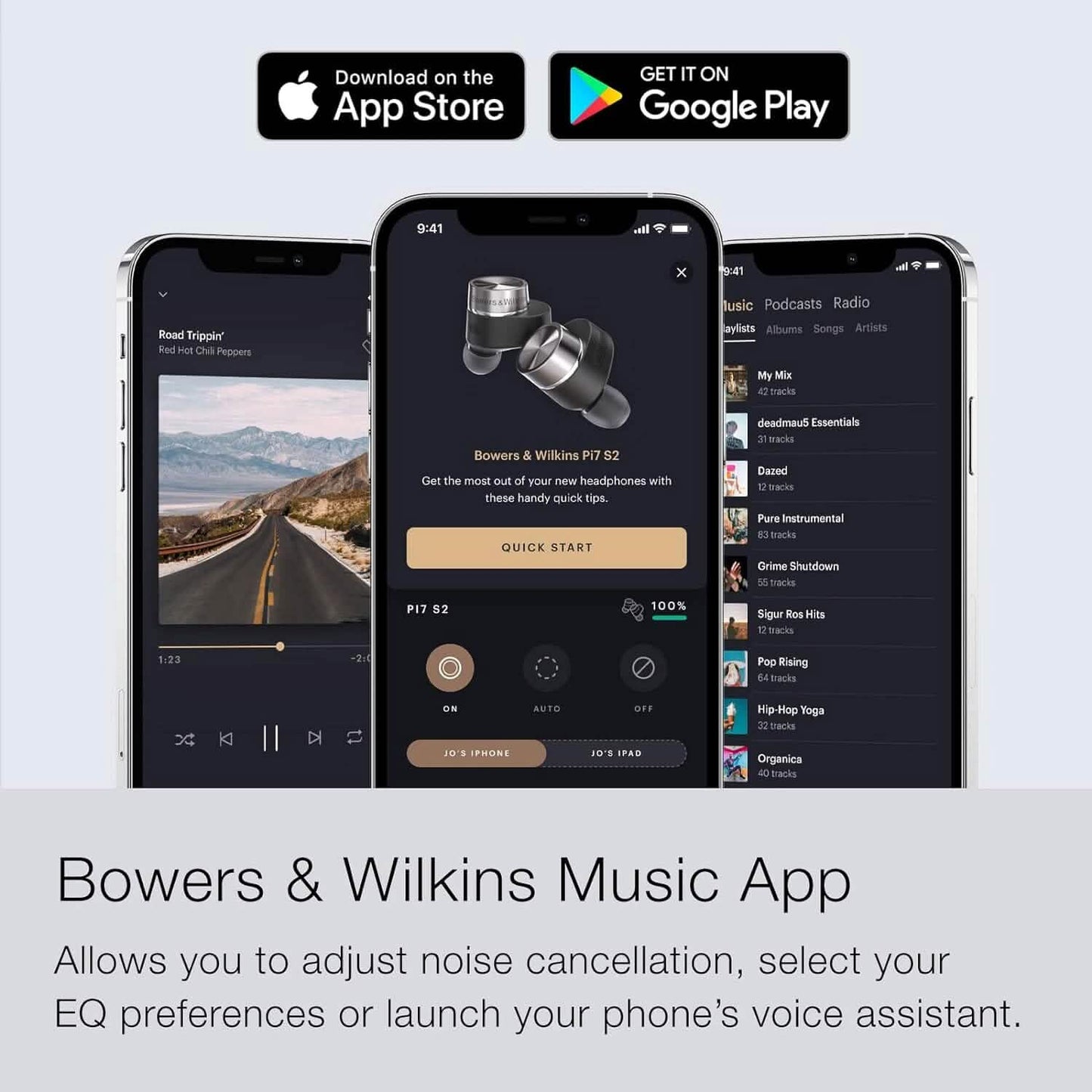 Bowers & Wilkins Pi7 S2 In-Ear True Wireless Earphones  (Refurbished) DailySale