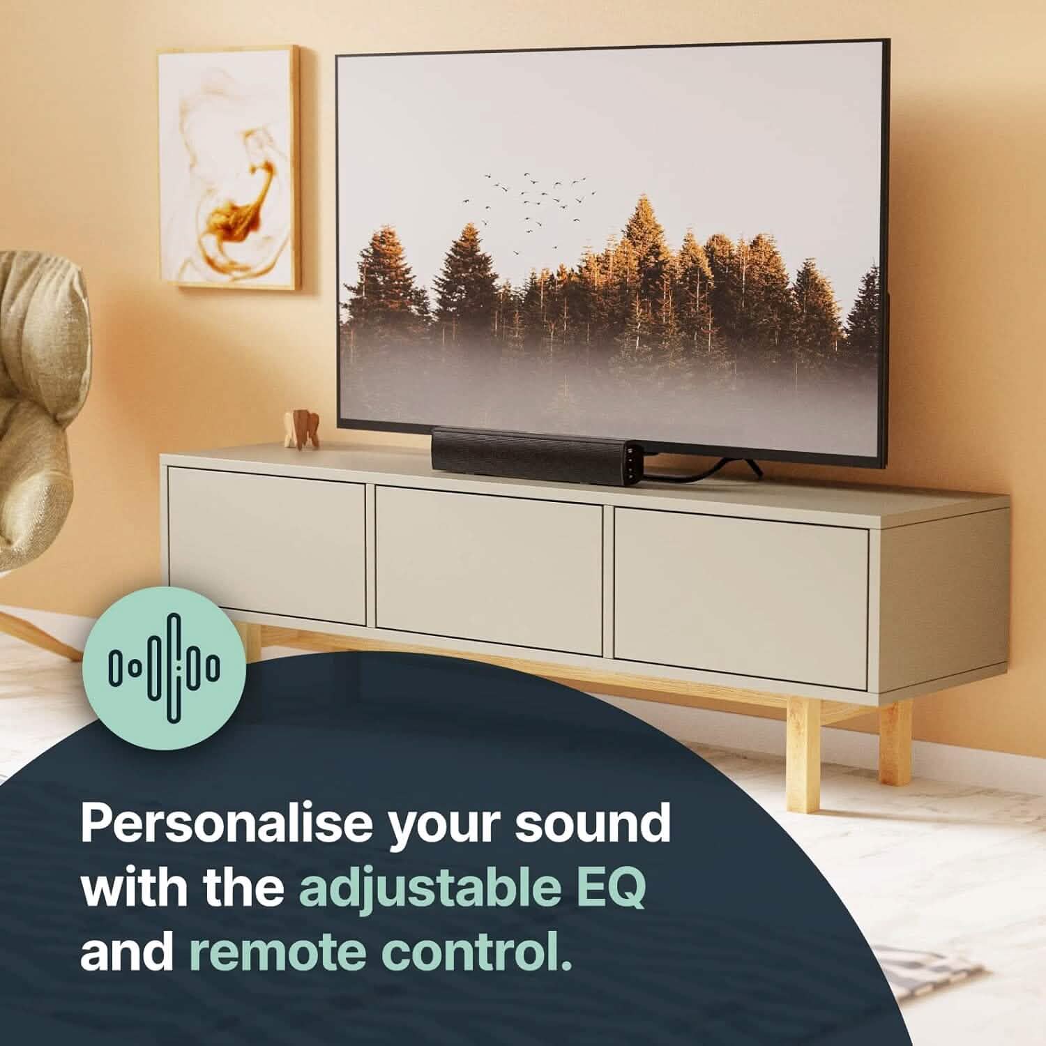 Bowfell Majority Sound Bar 2.0 Bluetooth TV Sound Bar  (Refurbished) DailySale