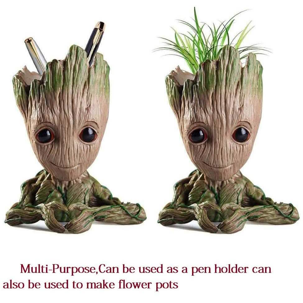 Boxod Treeman Baby Groot Succulent Flower Pot with Hole Pen Holder DailySale