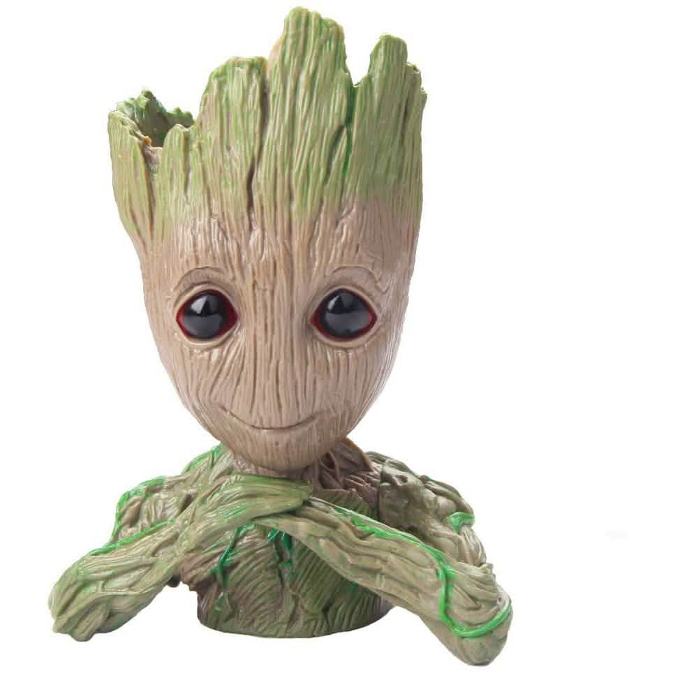 Boxod Treeman Baby Groot Succulent Flower Pot with Hole Pen Holder DailySale
