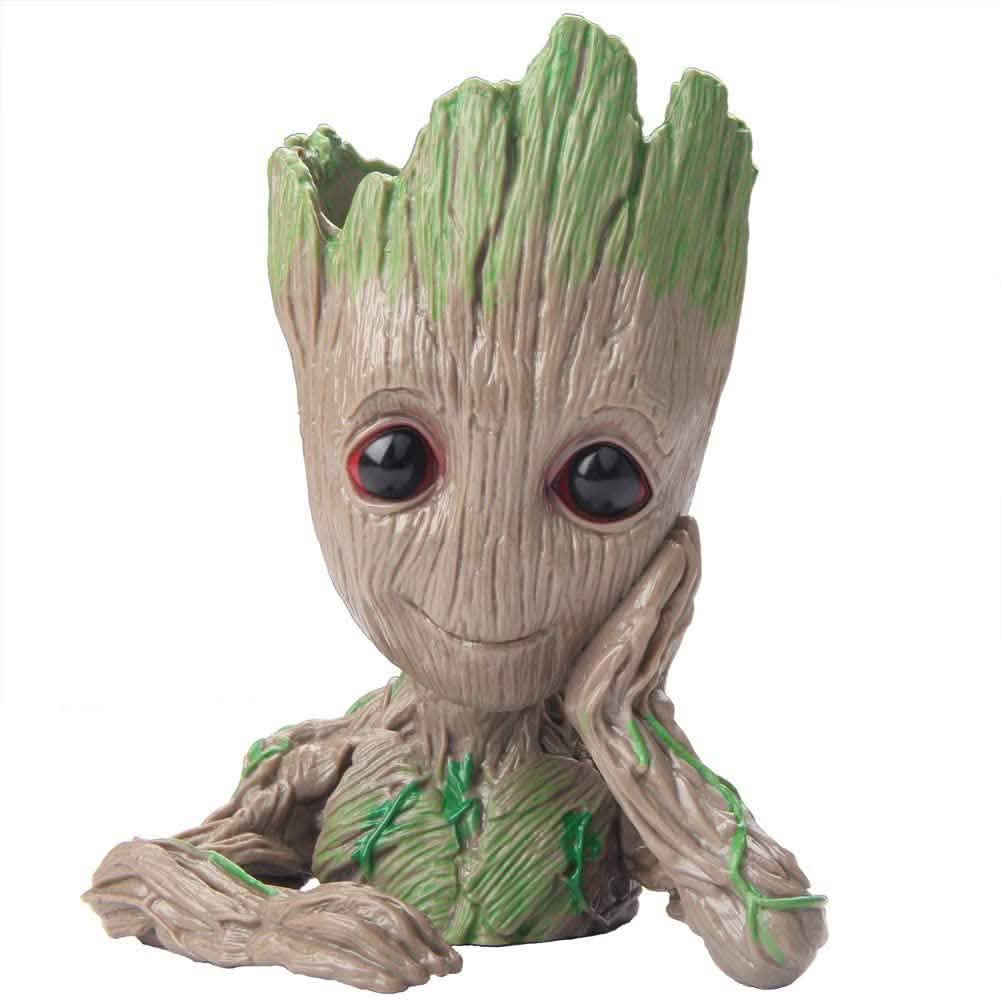 Boxod Treeman Baby Groot Succulent Flower Pot with Hole Pen Holder DailySale