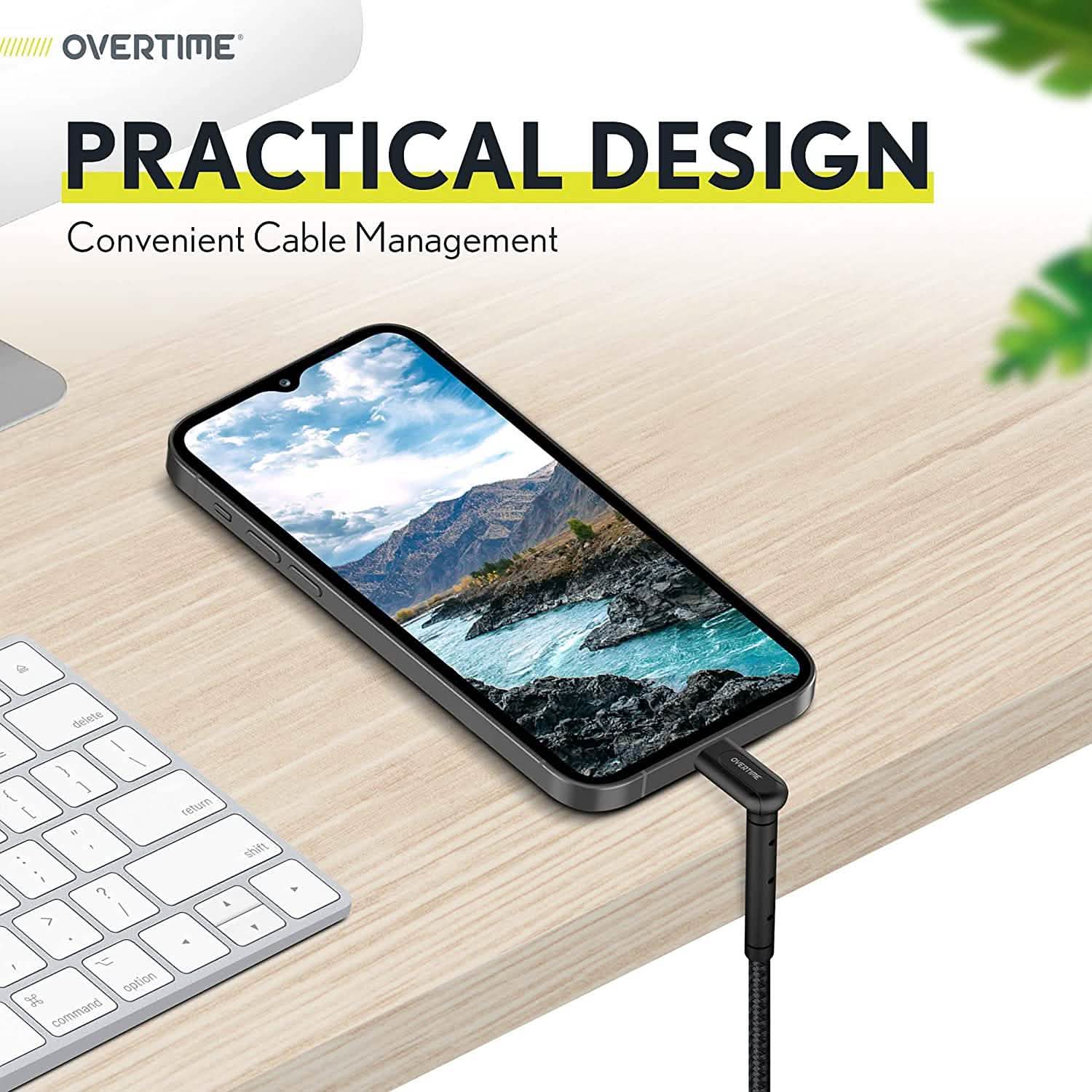 Braided Nylon High Speed Micro USB 90 Degree Charging Cable DailySale