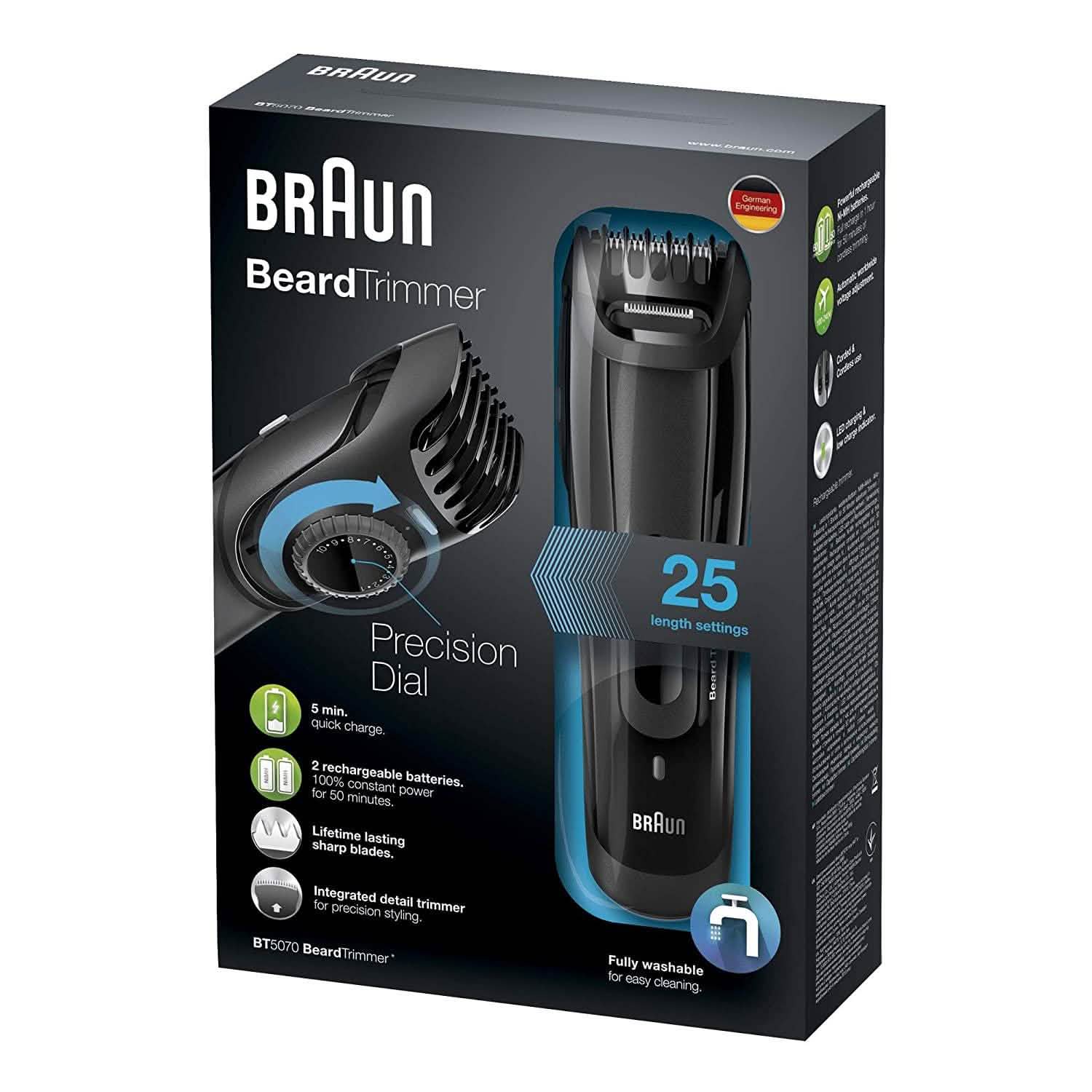 Braun BT5070 Men's Beard Trimmer DailySale