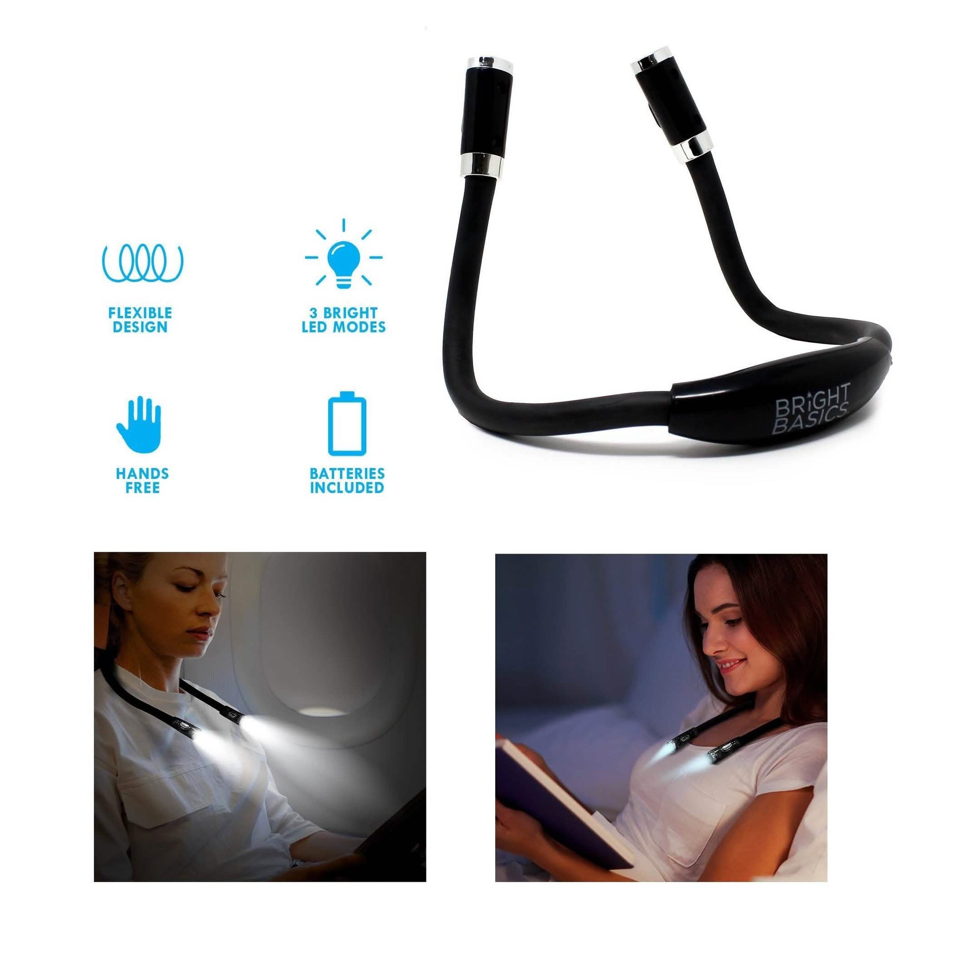 Bright Basics Hands-Free LED Flexible Neck Light DailySale