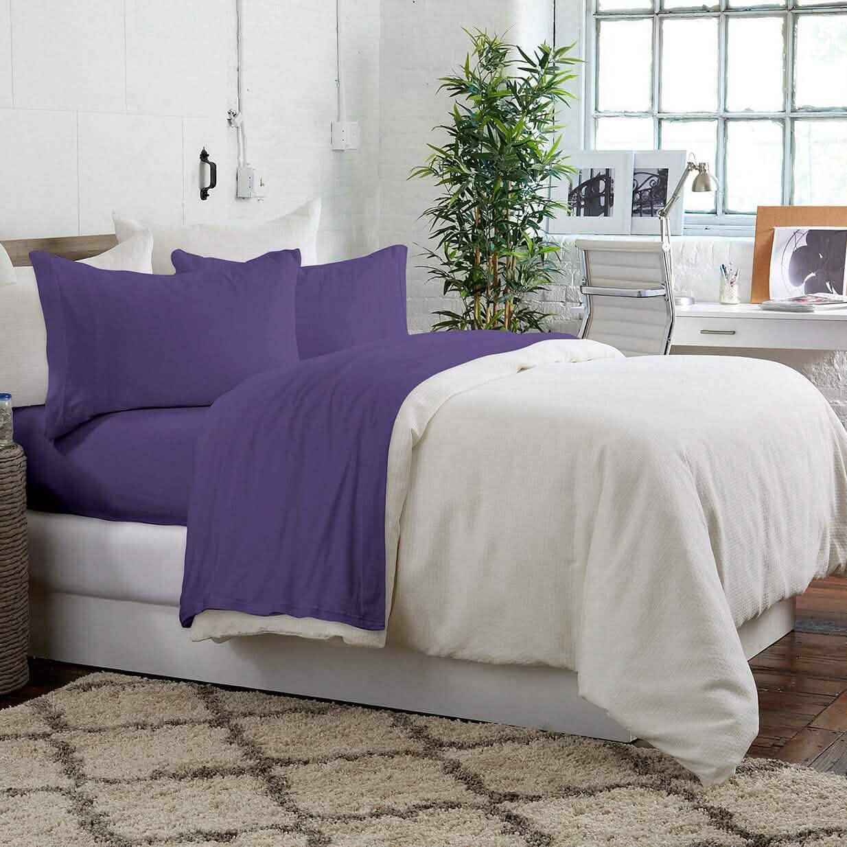 Brooklyn Flat Jersey Knit Sheet Set DailySale