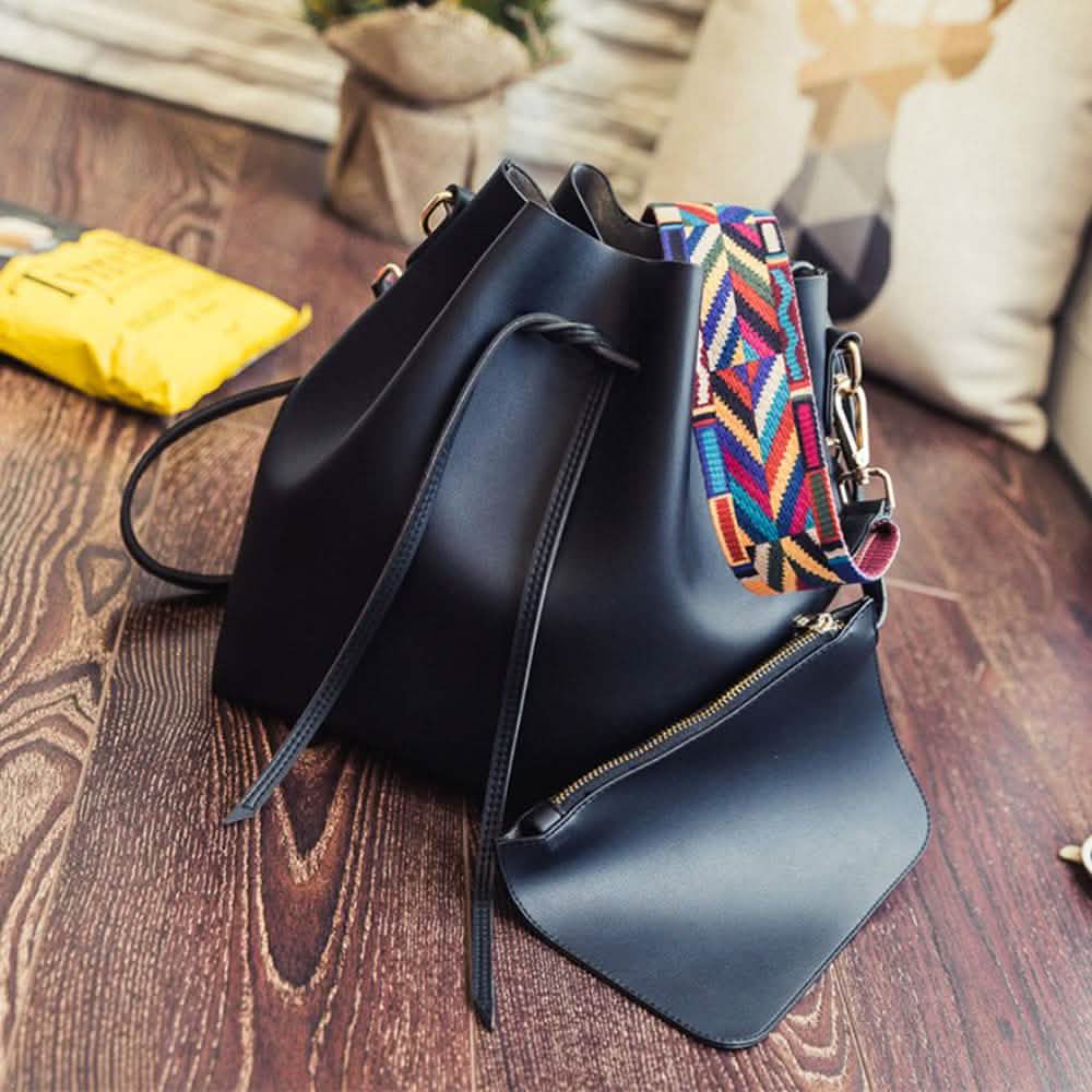 Bucket Bag with Boho Strap DailySale