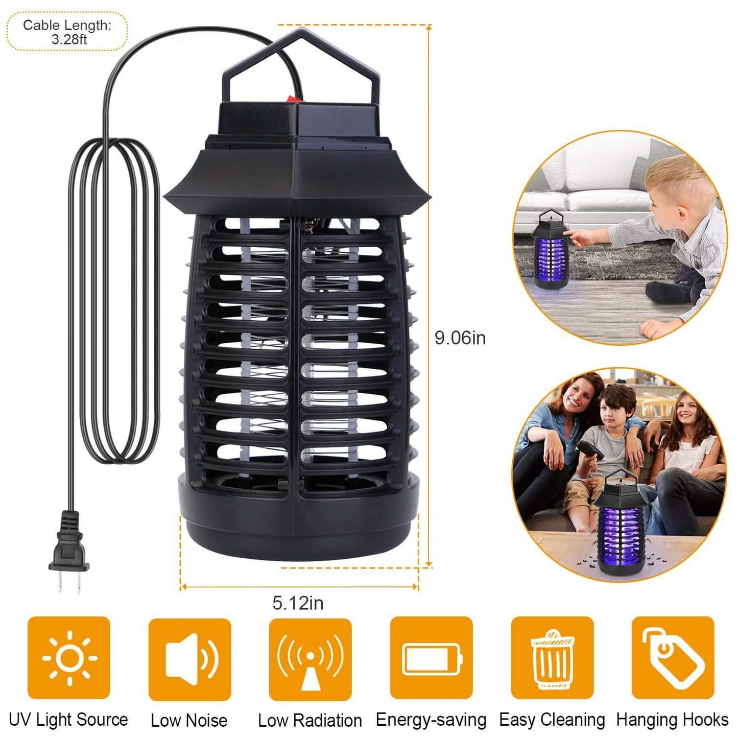 Bug Zapper Electric UV Mosquito Killer Lamp DailySale