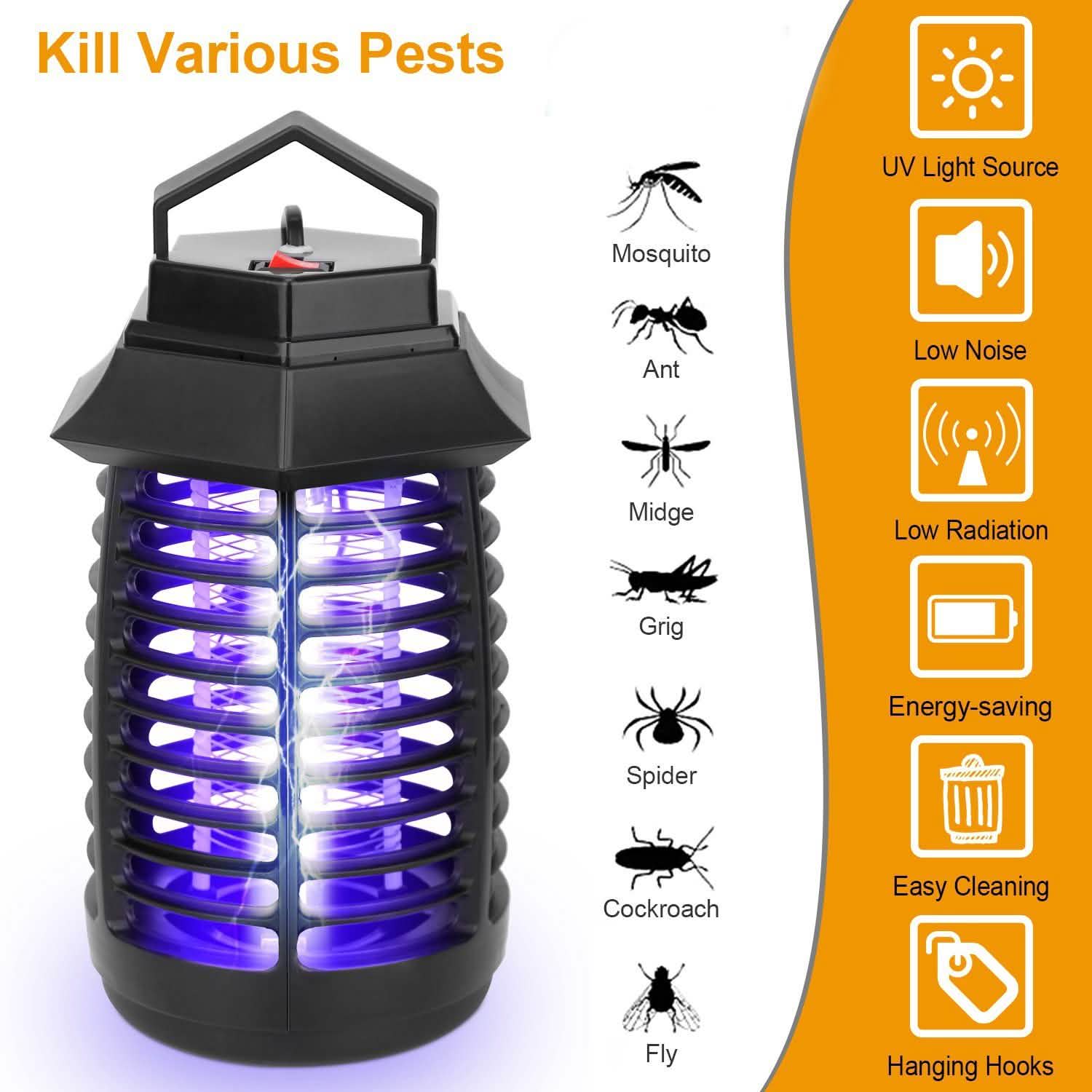 Bug Zapper Electric UV Mosquito Killer Lamp DailySale