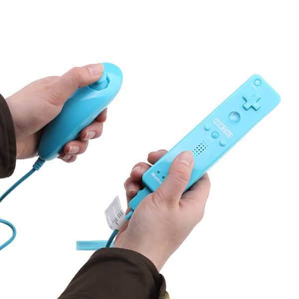 Built-in Motion Plus Remote and Nunchuck Controller For Wii DailySale