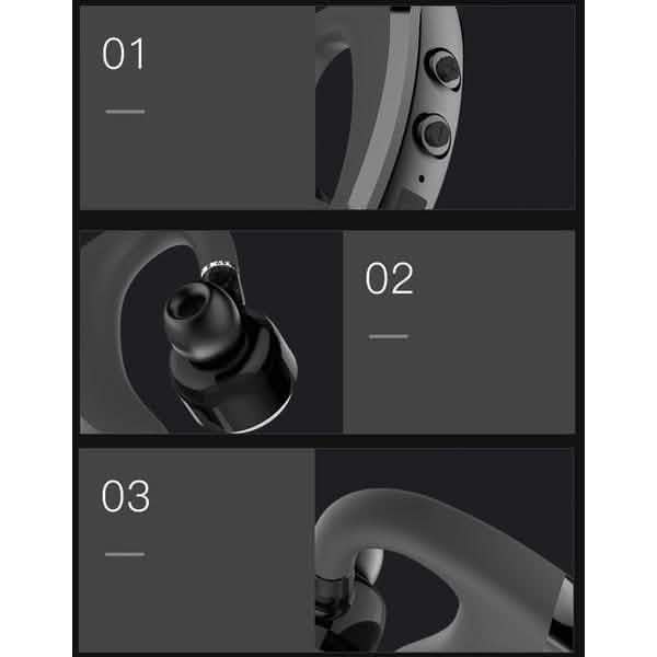 Business Wireless Bluetooth Earphone with Mic and Noise Cancellation DailySale