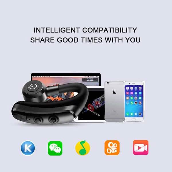 Business Wireless Bluetooth Earphone with Mic and Noise Cancellation DailySale