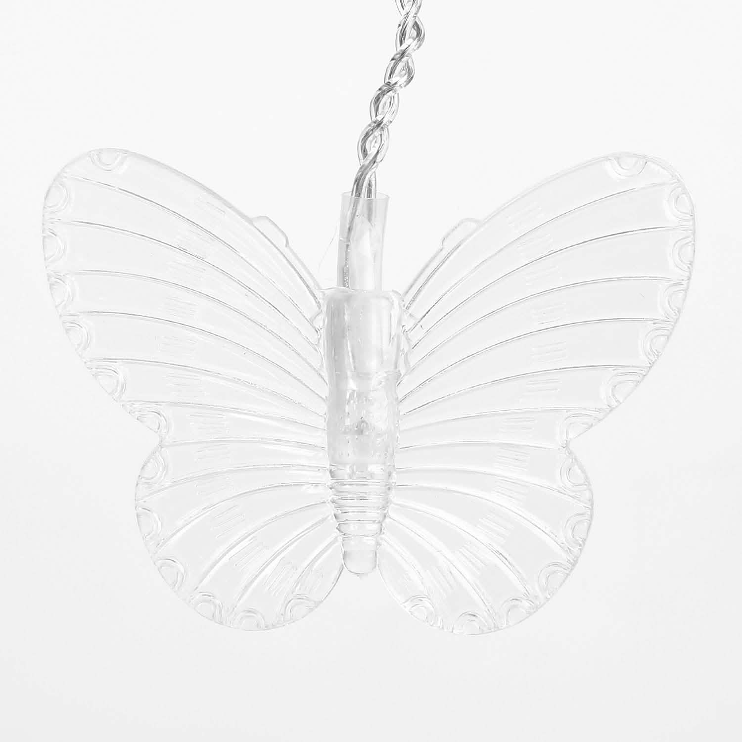 Butterfly Curtain String Lights USB Powered with 8 Modes 96 LED Remote Control DailySale